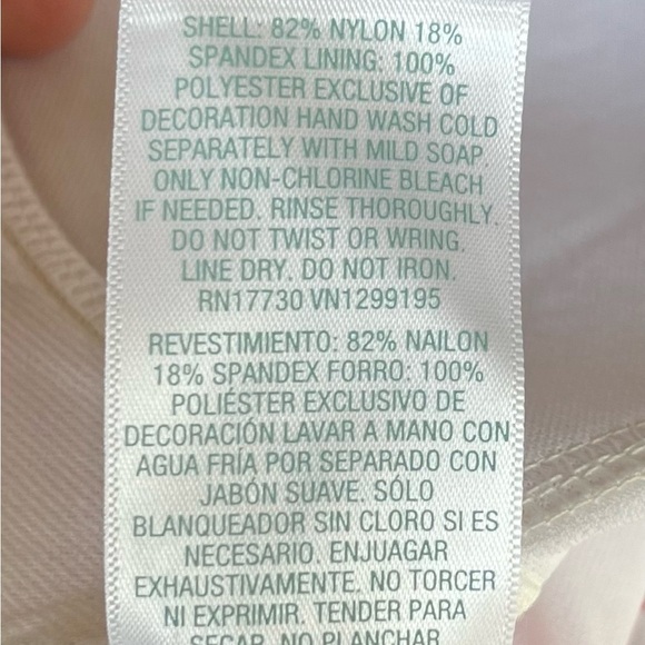 Kona Sol Red & White Striped One-Piece Swimsuit | Tie Back | Size Small - Picture 6 of 6